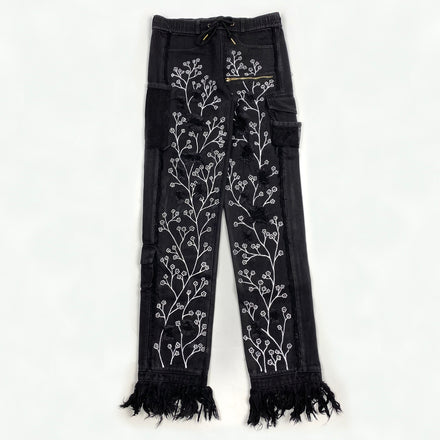 FLORAL SCAVENGER DENIM