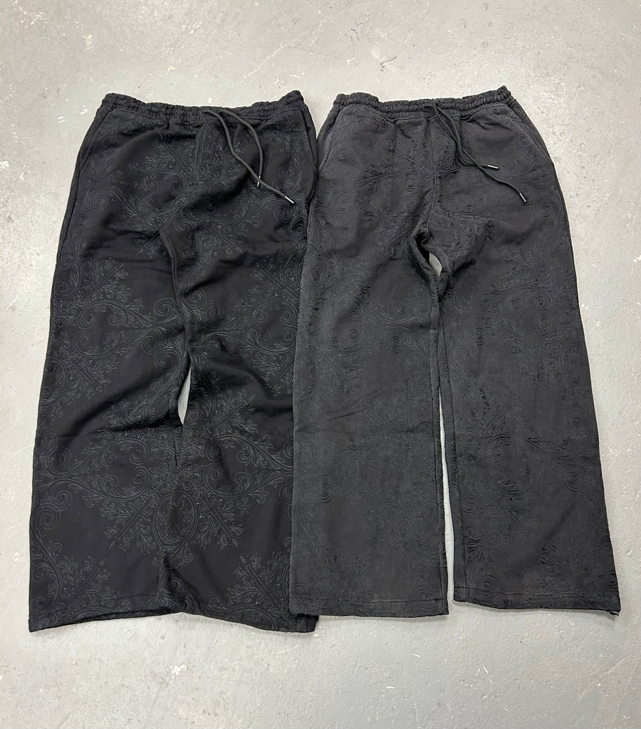 BLACK/ASH TRANCE SWEATPANTS