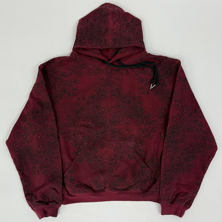 TRANCE HOODIE (RED & BLACK)