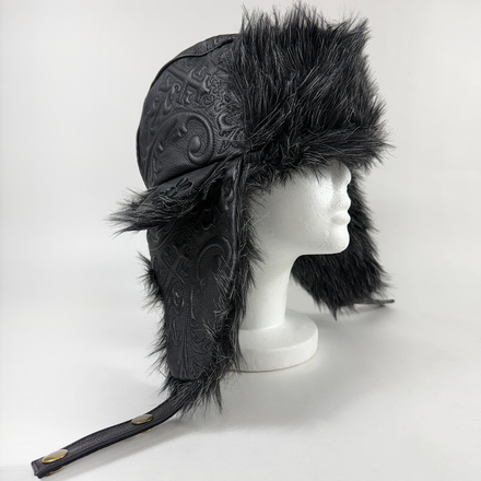 TRANCE LEATHER USHANKA