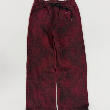 TRANCE SWEATPANTS (RED & BLACK)