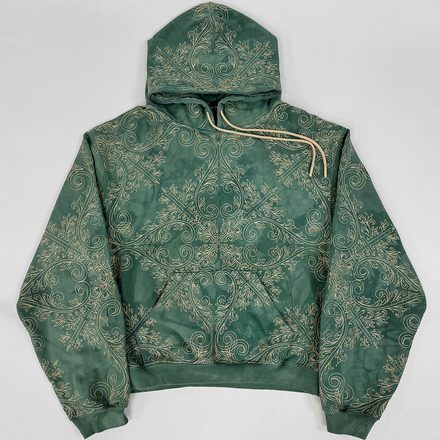 TRANCE HOODIE (GREEN & GOLD)