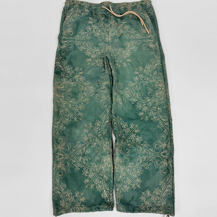 TRANCE SWEATPANTS (GREEN & GOLD)