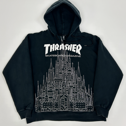 THRASHER CASTLE HOODIE (W)